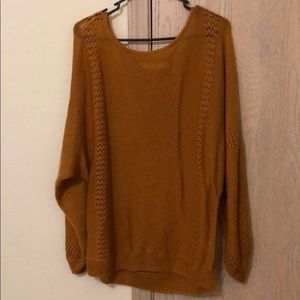 Mustard knit sweater